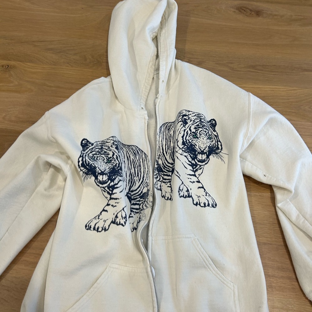 Urban outfitters tiger zip up